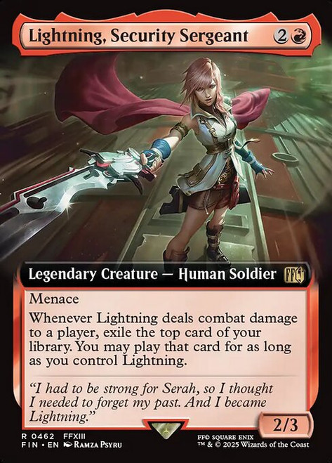 Lightning, Security Sergeant (FIN) (Extended Art) (#462)