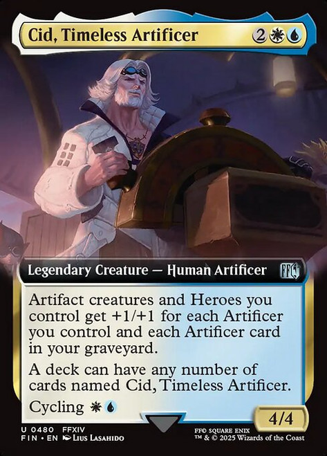 Cid, Timeless Artificer (FIN) (Foil) (Extended Art) (#480)
