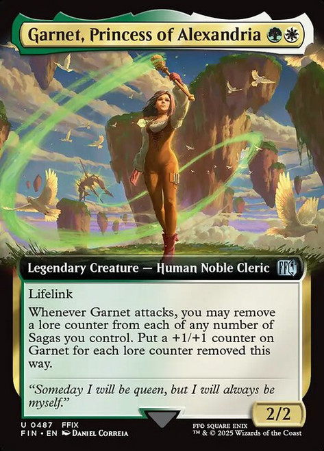 Garnet, Princess of Alexandria (FIN) (Foil) (Extended Art) (#487)