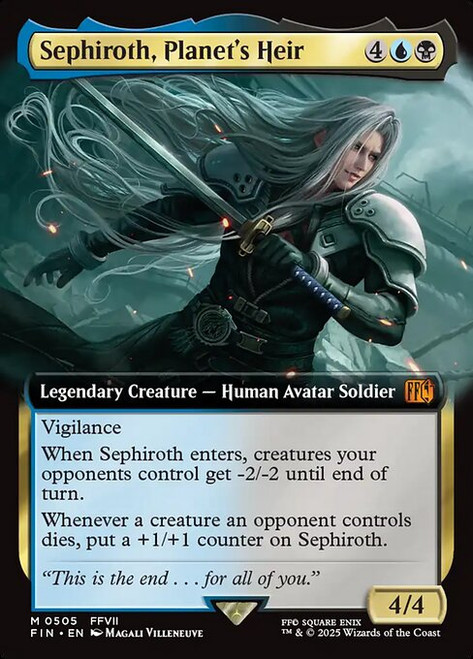 Sephiroth, Planet's Heir (FIN) (Extended Art) (#505)
