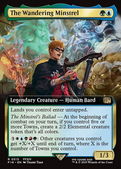 The Wandering Minstrel (FIN) (Foil) (Extended Art) (#515)