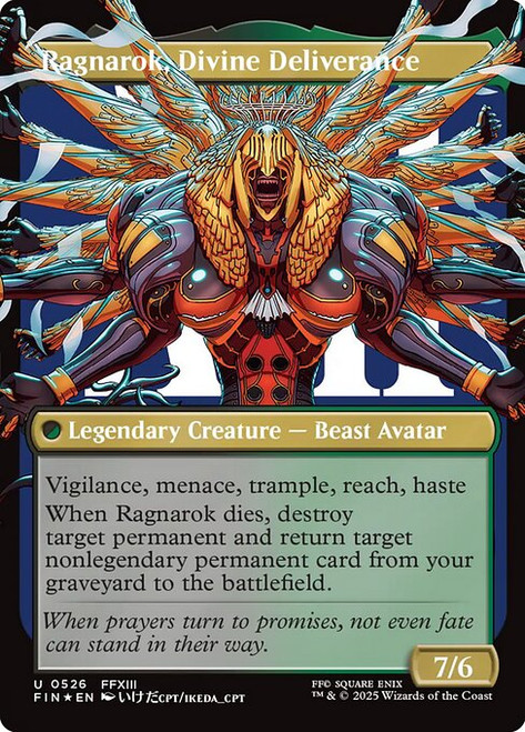 Ragnarok, Divine Deliverance (FIN) (SurgeFoil) (Borderless) (#526b)