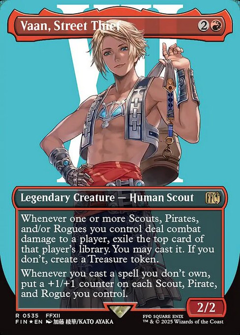 Vaan, Street Thief (FIN) (SurgeFoil) (Borderless) (#535)