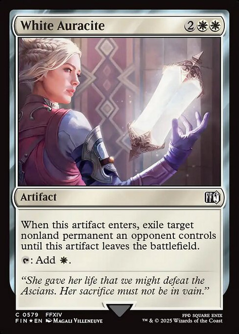 White Auracite (FIN) (SurgeFoil) (#579)