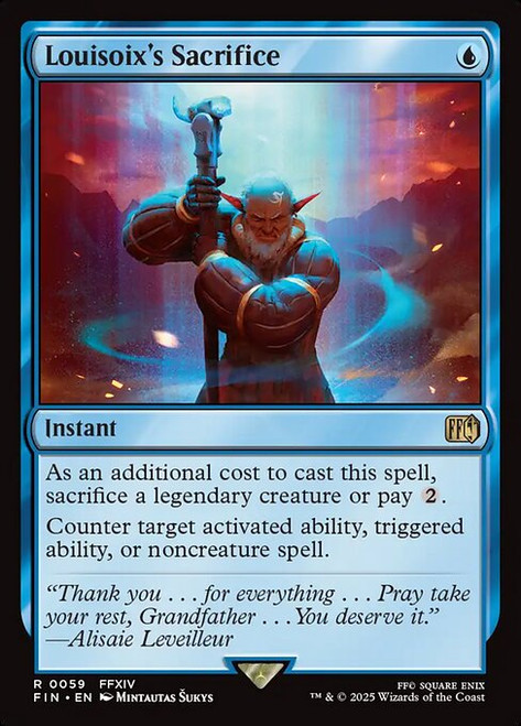 Louisoix's Sacrifice (FIN) (Foil) (#59)