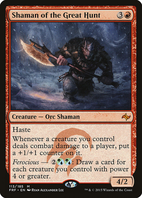 Shaman of the Great Hunt (FRF) (Foil) (#113)