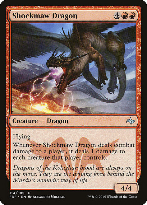 Shockmaw Dragon (FRF) (#114)
