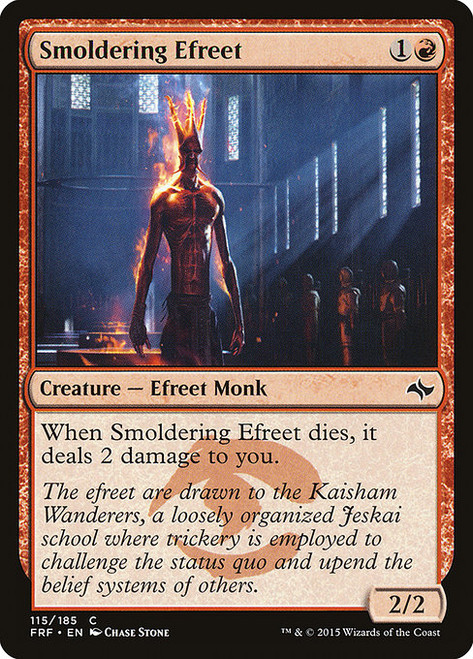 Smoldering Efreet (FRF) (Foil) (#115)