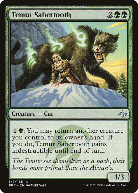 Temur Sabertooth (FRF) (Foil) (#141)