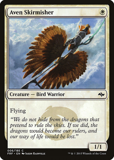 Aven Skirmisher (FRF) (Foil) (#6)