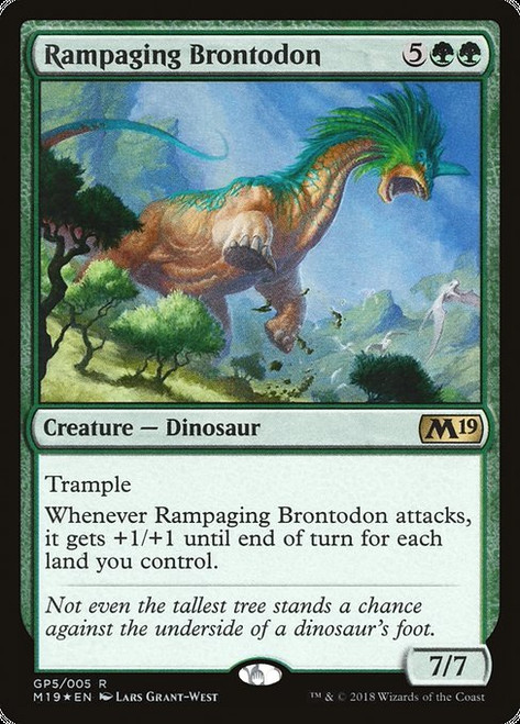 Rampaging Brontodon (G18) (Foil) (#GP5)