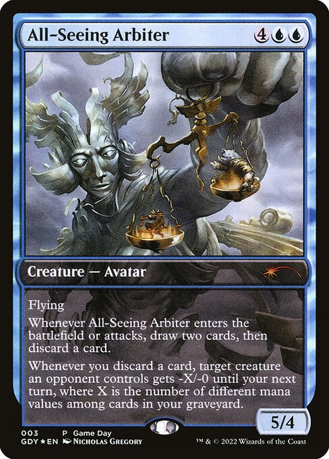 All-Seeing Arbiter (GDY) (Foil) (Full Art) (#3)