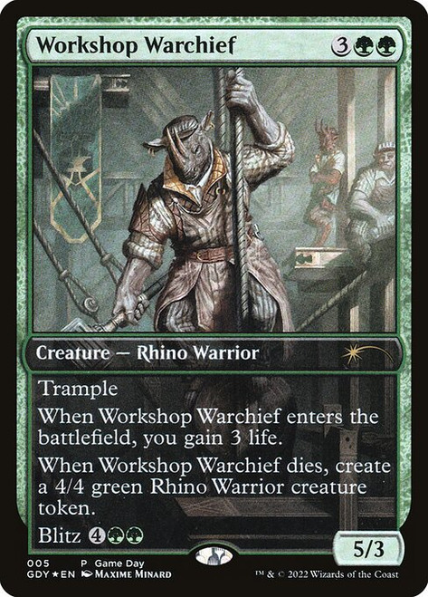 Workshop Warchief (GDY) (Foil) (Full Art) (#5)