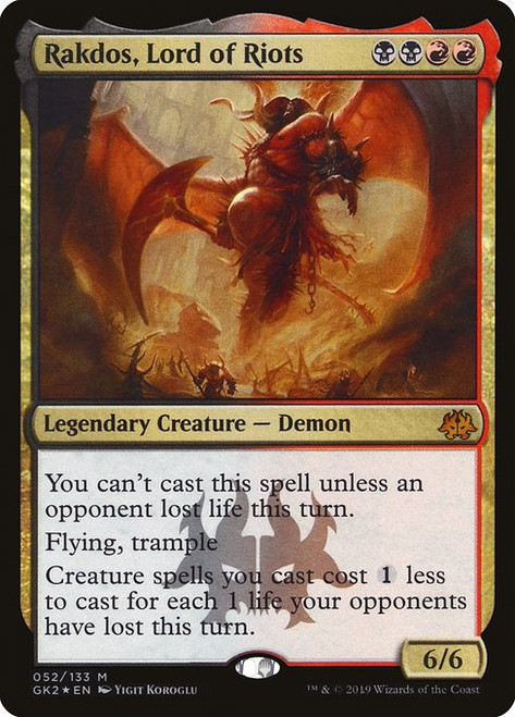 Rakdos, Lord of Riots (GK2) (Foil) (#52)