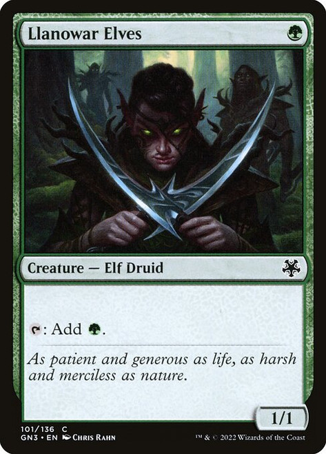 Llanowar Elves (GN3) (#101)