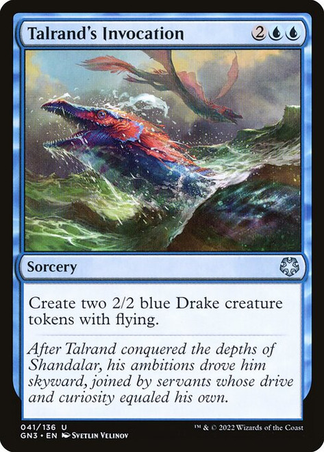 Talrand's Invocation (GN3) (#41)