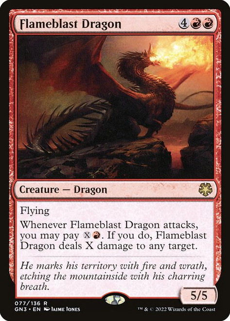 Flameblast Dragon (GN3) (#77)