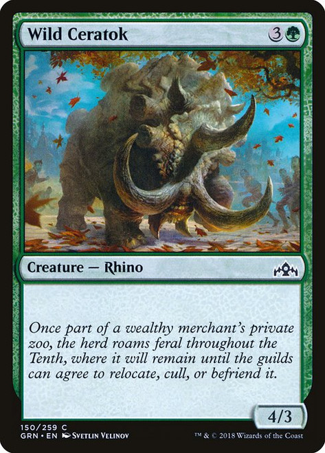 Wild Ceratok (GRN) (Foil) (#150)