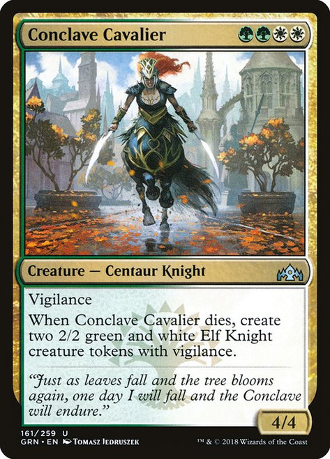 Conclave Cavalier (GRN) (Foil) (#161)