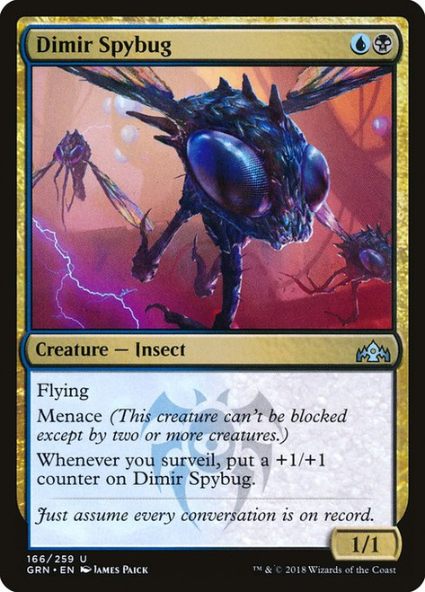 Dimir Spybug (GRN) (#166)