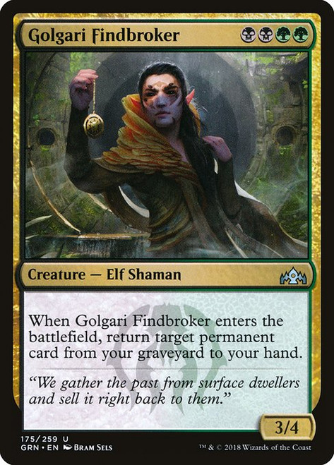 Golgari Findbroker (GRN) (Foil) (#175)