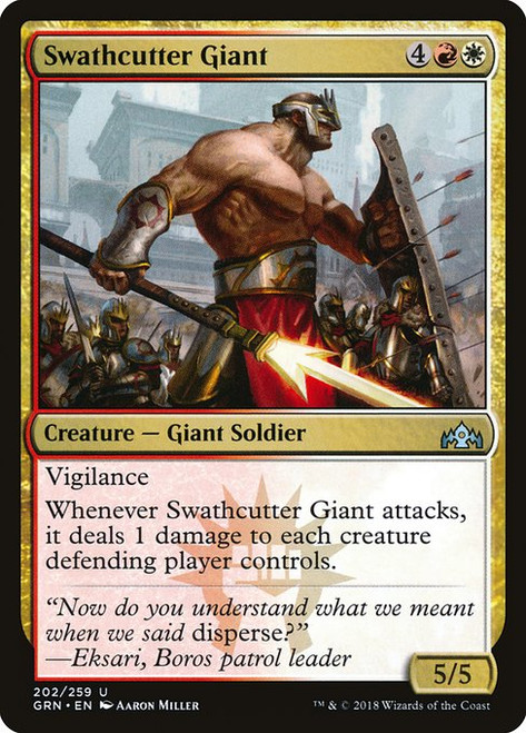 Swathcutter Giant (GRN) (Foil) (#202)