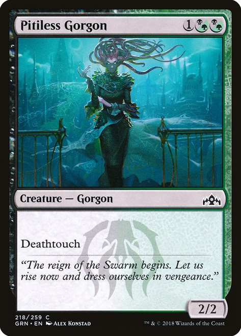 Pitiless Gorgon (GRN) (Foil) (#218)