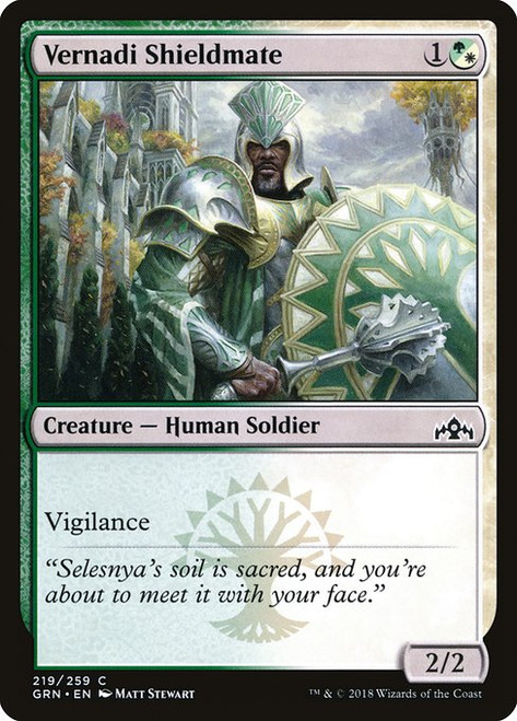 Vernadi Shieldmate (GRN) (Foil) (#219)