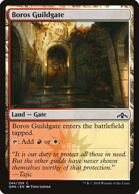 Boros Guildgate (GRN) (Foil) (#244)
