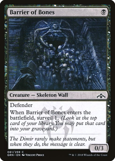 Barrier of Bones (GRN) (#61)