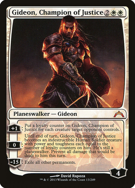 Gideon, Champion of Justice (GTC) (Foil) (#13)