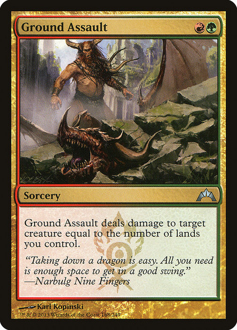 Ground Assault (GTC) (Foil) (#168)