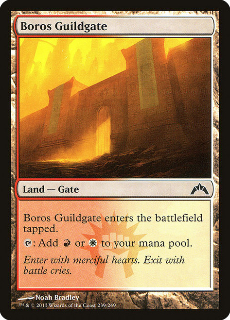Boros Guildgate (GTC) (Foil) (#239)
