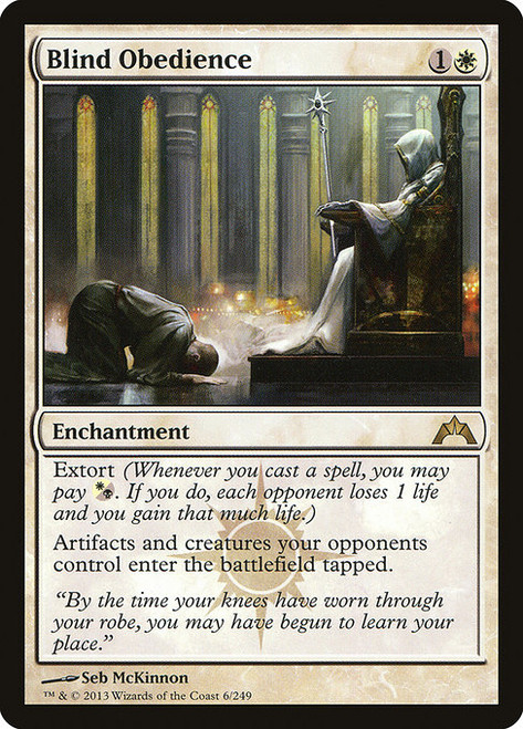 Blind Obedience (GTC) (Foil) (#6)