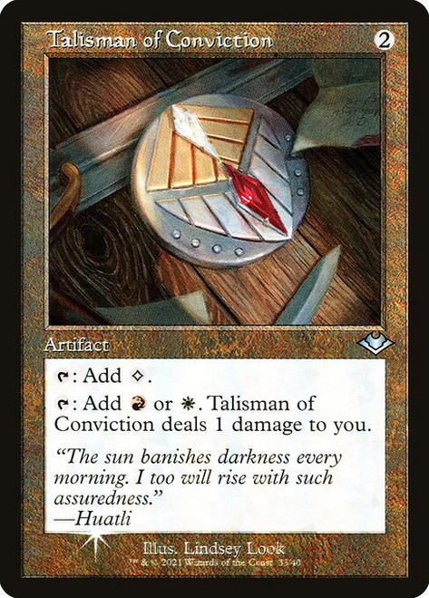Talisman of Conviction (H1R) (FoilEtched) (#33)
