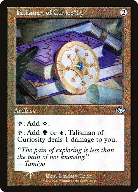 Talisman of Curiosity (H1R) (FoilEtched) (#35)