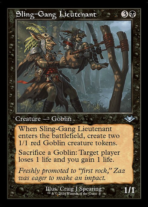 Sling-Gang Lieutenant (H2R) (Foil) (#8)