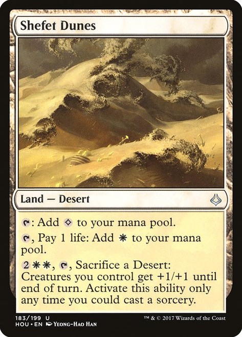 Shefet Dunes (HOU) (Foil) (#183)