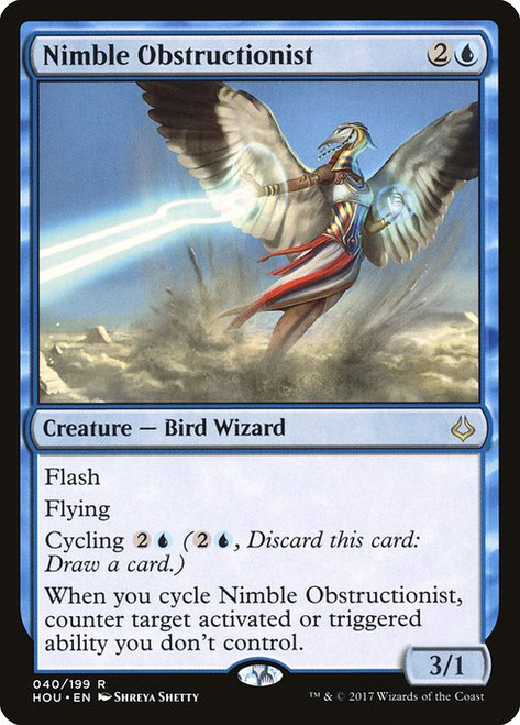 Nimble Obstructionist (HOU) (Foil) (#40)