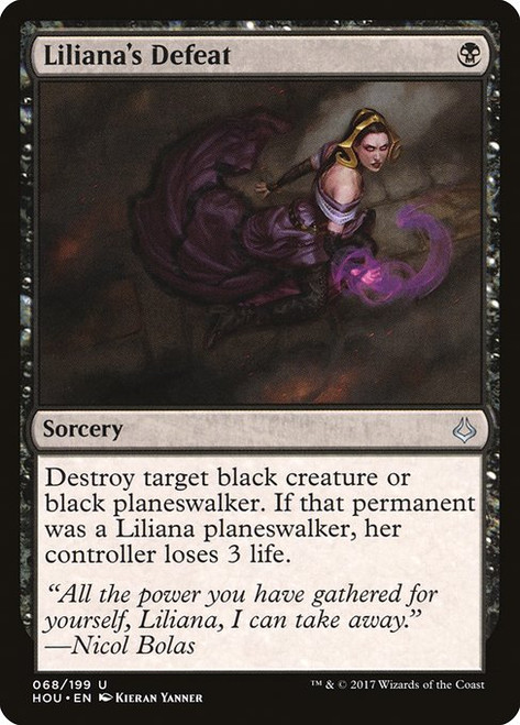 Liliana's Defeat (HOU) (Foil) (#68)