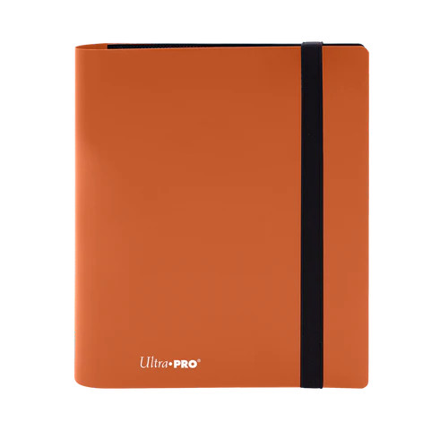 Ultra Pro - Eclipse 4-Pocket PRO-Binder - Pumpkin Orange