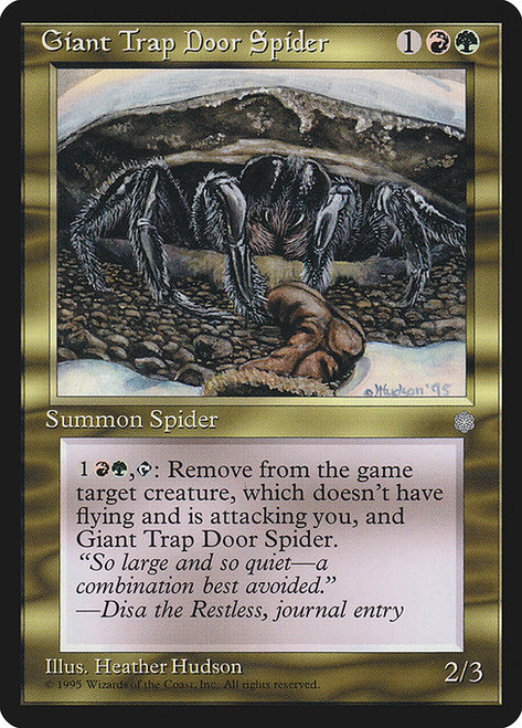 Giant Trap Door Spider (ICE) (#293)