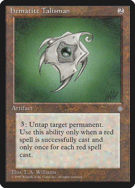 Hematite Talisman (ICE) (#320)