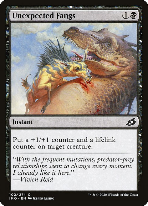 Unexpected Fangs (IKO) (Foil) (#102)