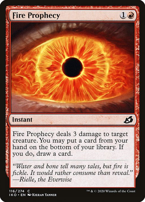Fire Prophecy (IKO) (Foil) (#116)