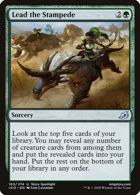 Lead the Stampede (IKO) (Foil) (#163)
