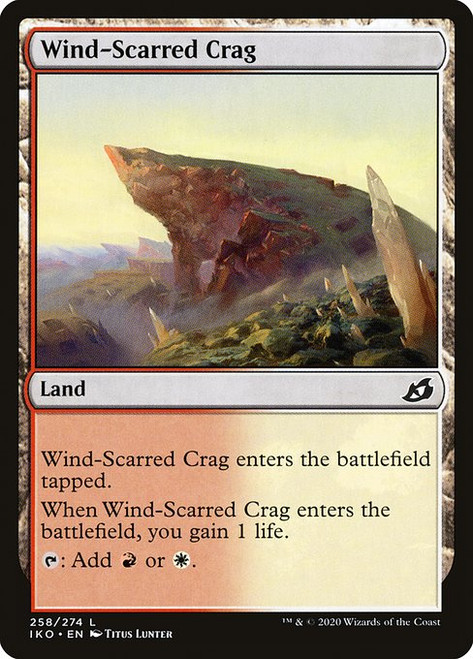 Wind-Scarred Crag (IKO) (#258)