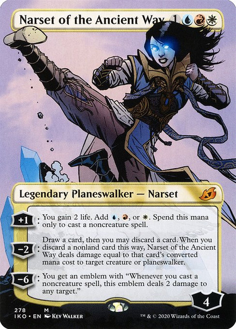 Narset of the Ancient Way (IKO) (Foil) (Borderless) (#278)