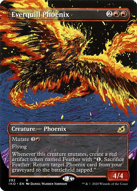 Everquill Phoenix (IKO) (Foil) (Showcase) (#292)