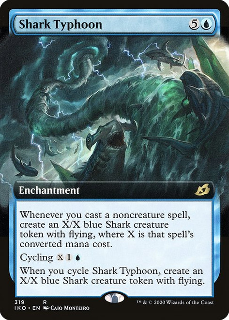 Shark Typhoon (IKO) (Foil) (Extended Art) (#319)